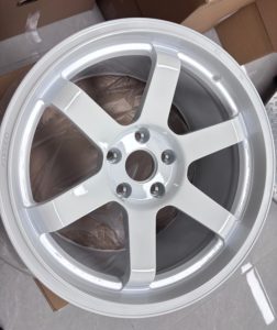 Forgex ล้ออลูมิเนียมฟอร์จ6061ความเร็วสูงสีขาว5X120 5X114.3 <span class=keywords><strong>18</strong></span>นิ้วล้อ jdm <span class=keywords><strong>Te37</strong></span>สำหรับ Toyota <span class=keywords><strong>ขอบ</strong></span> Gr86 Lexus Audi BMW Benz - Product Image 3