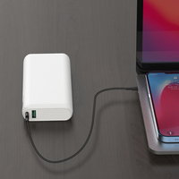Banque d'alimentation WST personnalisée, chargeur de téléphone portable portable, écran numérique LED, grande capacité 20000 mAh, banque d'alimentation pour ordinateur portable, charge rapide PD 65W