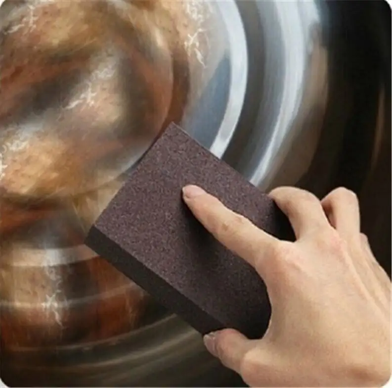 Borracha esponja para remover a ferrugem Limpeza Algodão Cozinha Gadgets Acessórios Descalcificação Limpa Rub Pot Cozinha Ferramentas L0365/1