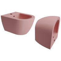 Bidets suspendus, urinoirs féminins, toilettes sanitaires en céramique avec réservoir encastré, cuvette allongée, usage commercial, filomuro, terra bagno, bidets