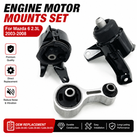 Nouvel ensemble complet de supports en caoutchouc pour moteur et transmission pour Mazda 6 2.3L 2003-2008 - OEM GJ6A39040 39060 A6497 A6494 A3907