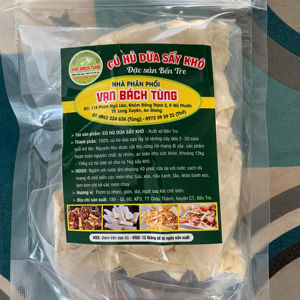 Tranches de cœur de palmier de coco séché de qualité supérieure |   Collation de légumes croustillants naturels et sains sous vide - Product Image 1