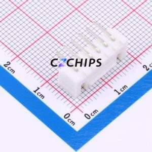 BX-HA2.54-6PWZ Wire-to-Board Pin Header Bent Lead Through Hole,P=2.5mm Connector 1x6P 2.5mm Right Angle Insert XHB - Product Image 2