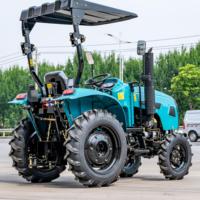 Prix d'usine Mini Tracteur Euro 5 Moteur Quatre Roues 4x4 Mini Compact Ferme Jardin Agriculture Tracteurs avec Tondeuse
