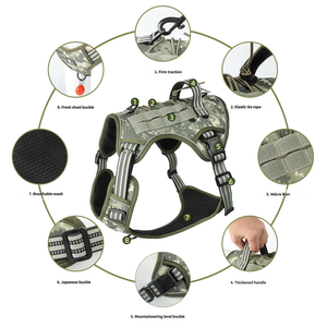 Harnais <span class=keywords><strong>pour</strong></span> petit chien multifonctionnel, écologique, personnalisé, en PU, sportif, tendance, motif uni, anti-morsure, <span class=keywords><strong>laisse</strong></span> - Product Image 5