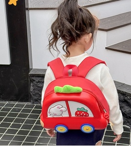 Nouveau <span class=keywords><strong>Sac</strong></span> à Dos Scolaire en <span class=keywords><strong>Forme</strong></span> de Voiture, Imperméable, en Matériau EVA, Adorable <span class=keywords><strong>Sac</strong></span> à Livres Lapin pour Filles de Maternelle - Product Image 6