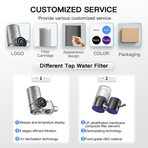 Nhà bếp mới hiển thị thông minh Vòi nước lọc với UV chống quy mô loại bỏ vi khuẩn clo làm mềm tap lọc nước vòi nước - Product Image 5