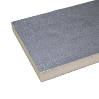 Matériaux de conduits pré-isolés, panneaux d'isolation en polyuréthane, panneaux de plafond en aluminium de 20 à 25 mm, panneaux composites, plaques de mousse rigide