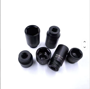 Jeu de douilles à chocs hexagonales profondes <span class=keywords><strong>35</strong></span> en 1, 1/2 pouce, en acier Cr-V, phosphate noir, pneumatique, avec boîte en plastique - Product Image 3