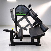 Machine de musculation dorsale à pression indépendante, robuste, en acier, de qualité commerciale, à charge par plaques, pour la musculation et la force en salle de sport