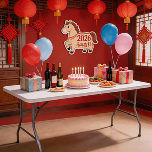 Tavolo Pieghevole Leggero <span class=keywords><strong>da</strong></span> Esterno 2026 di Tendenza, Tavolo <span class=keywords><strong>da</strong></span> Pranzo Pieghevole Moderno per Giardino, Vendita all'Ingrosso - Product Image 6