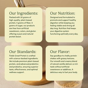 Vani, <span class=keywords><strong>protein</strong></span> thực vật hữu cơ, gluten & Sữa miễn phí, Carb thấp, bột <span class=keywords><strong>protein</strong></span> thuần chay - Product Image 3