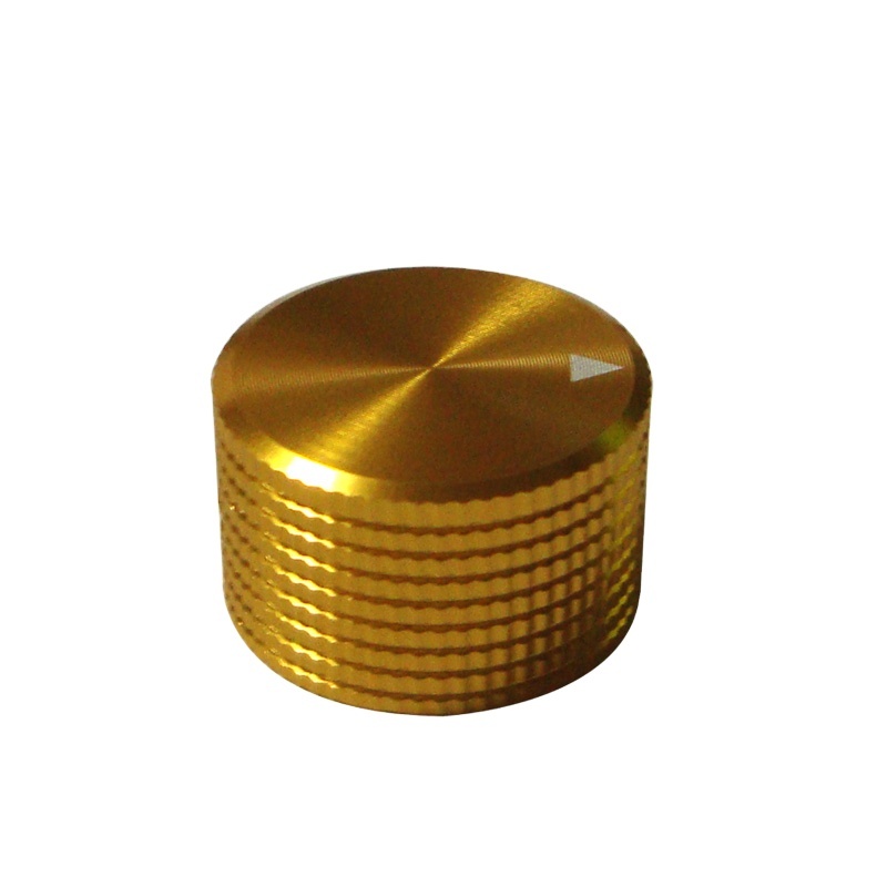 Potentiometer Knob 3030 25x15 Gold Black Silver 6.4mm 6mm Indicator Metal Potentiometer Knob