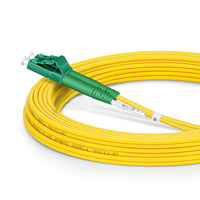 Kabel patch cord serat optik single mode duplex pabrikasi, kabel jumper optik 5.0mm berlapis baja lc sc pc