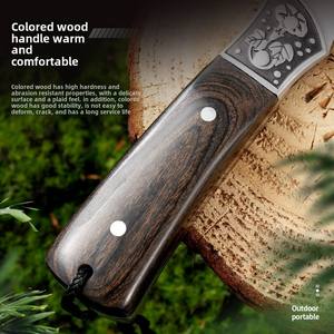 Hache multifonctionnelle portable de sauvetage montée sur véhicule pour le bois de chauffage et les os, marteau de camping, hache industrielle d'extérieur. - Product Image 3