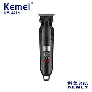 Tondeuse à cheveux numérique rechargeable Kemei KM-2284, coupe-cheveux électrique professionnel avec écran LED pour usage en salon - Product Image 2