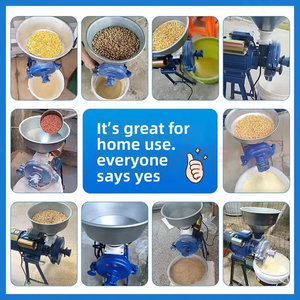 Nhà Máy Châu Âu Tiêu Chuẩn Ướt Khô Máy Xay Động Vật Thức Ăn Búa Và Móng Vuốt Chất Lượng Cao Mini Ngô Lúa Mì Máy Phay Động Cơ 1500W - Product Image 3