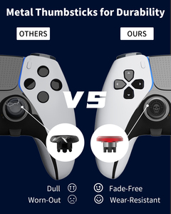 Kit <span class=keywords><strong>de</strong></span> repuesto <span class=keywords><strong>de</strong></span> joystick con agarre <span class=keywords><strong>de</strong></span> metal personalizado <span class=keywords><strong>de</strong></span> 2 piezas para el accesorio <span class=keywords><strong>PS5</strong></span> DualSense Edge, accesorio para joystick. - Product Image 3