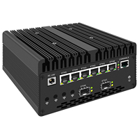 BKHD H15 AI Hardware MINI PC Sin Ventilador Ultra 7 155H 185H 16 Núcleos 6x2.5G 2/4 SFP+ Router Firewall Minisforum Proxmox WIFI 4G/5G