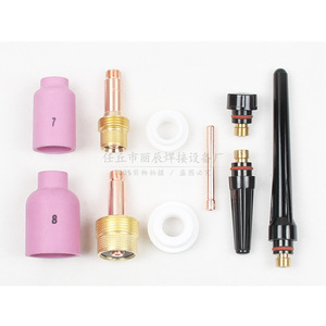 Accesorios para pistola de soldadura TIG WP17 WP18 WP26: Boquilla de cerámica con filtro y conector guía de fluido para antorcha de soldadura - Product Image 1