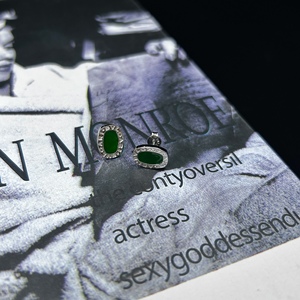 Orecchini in Giadeite Naturale Birmana di Grado A, Forma a Lingotto, Orecchini a Perno in Giadeite Verde per Uso Quotidiano Femminile, Regalo in Giadeite (con Certificato NGTC) - Product Image 6