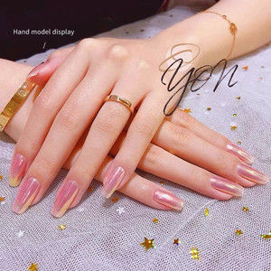 เจลทาเล็บเมอร์เมดแบบจุ่มสีออโรร่าอะคริลิคสำหรับทำเล็บมือ ชุด 6 กระปุก ขายส่ง พร้อมสีเมทัลลิกมิเรอร์หลากสี - Product Image 6