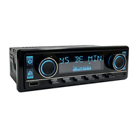 Autoradio lecteur MP3 intégré au tableau de bord avec RDS DSP Bluetooth, fonction mains libres et récepteur FM pour la plupart des véhicules