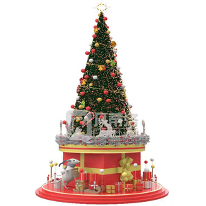 <span class=keywords><strong>Árbol</strong></span> <span class=keywords><strong>de</strong></span> <span class=keywords><strong>Navidad</strong></span> Gigante en Espiral <span class=keywords><strong>de</strong></span> Pino Artificial <span class=keywords><strong>con</strong></span> <span class=keywords><strong>Luces</strong></span> <span class=keywords><strong>LED</strong></span> Personalizadas, Efecto <span class=keywords><strong>de</strong></span> Nieve e Iluminación Musical - Product Image 4