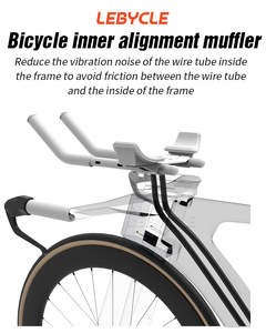 LEBYCLE Pièces de vélo : Tubes en mousse anti-tintement et anti-bruit pour cadre de VTT et vélo de route, amortisseur interne de câblage - Product Image 2