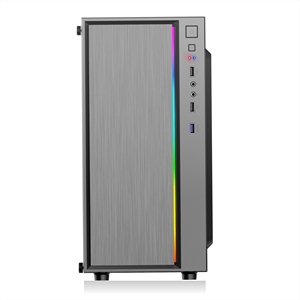 Boîtier PC Gaming <span class=keywords><strong>Micro</strong></span> <span class=keywords><strong>ATX</strong></span> Mini ITX Direct Usine en Acier SPCC, Tour Moyenne Silencieuse avec 2 Ventilateurs de Refroidissement, Châssis d'Ordinateur de Bureau, Cabinet PC - Product Image 2