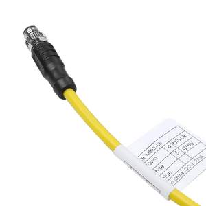 Kabel Alvin's Cables M8 5-Pin B-Code Male Flying Lead I/O untuk Cognex In-Sight Micro 2000 dengan Rating IP67, Panjang 2m, Trigger Strobe - Product Image 3