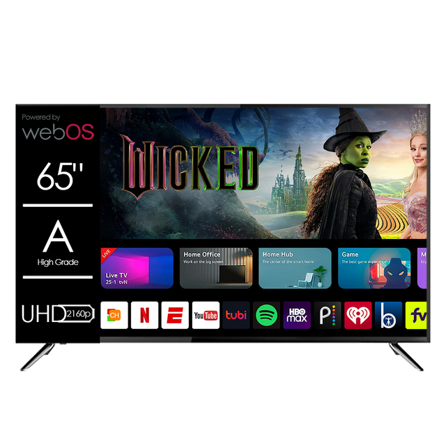 Factory Directly Sale 65inch Smart TV Flat Screen 4K Ultra HD Display 65 75 85 Inch LED TV Television