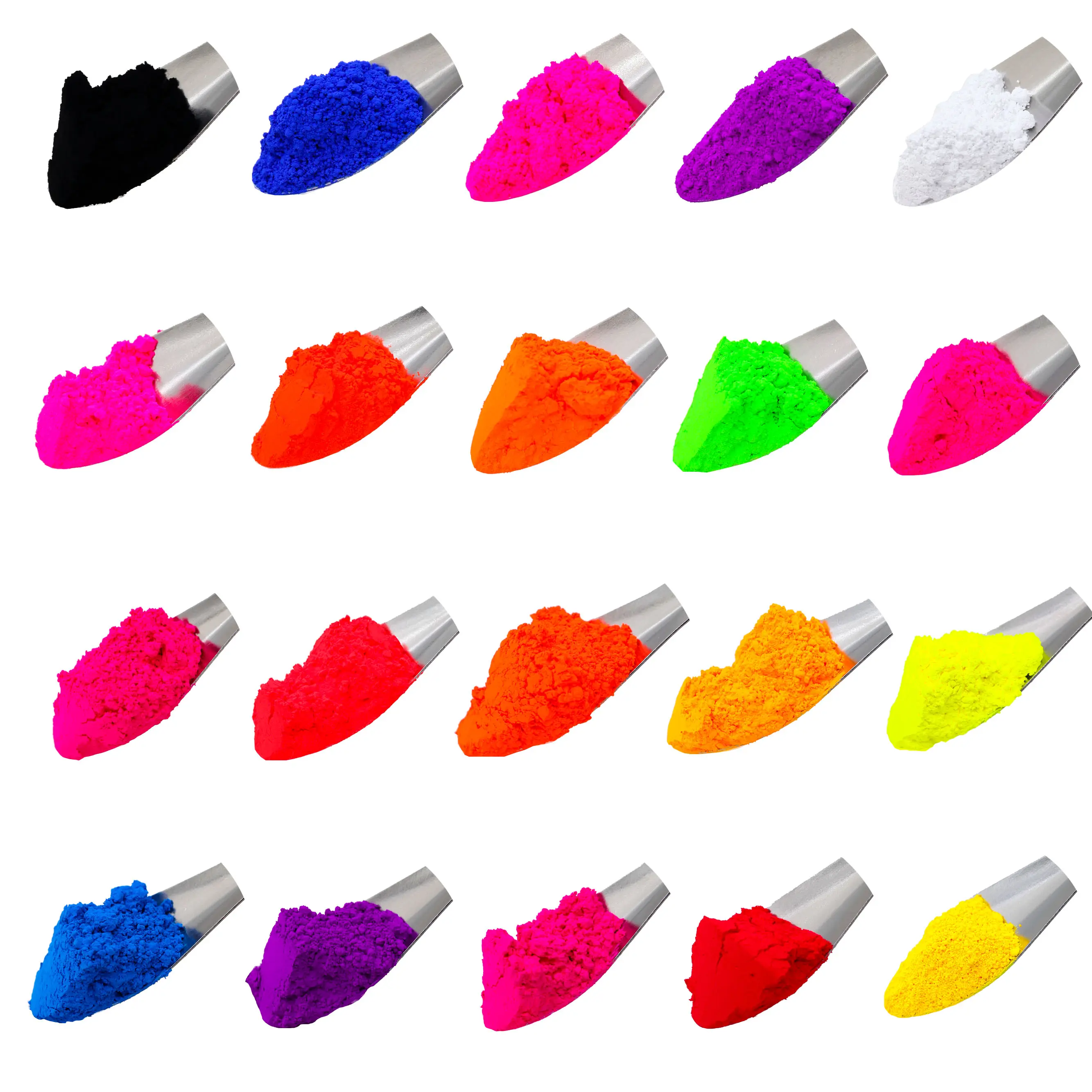 Fábrica preço Neon pó pigmento fluorescente para tintas
