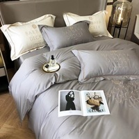 Yimnantong — parure de lit en coton brodé doux, ensemble d'outils pour la maison, Style hôtel
