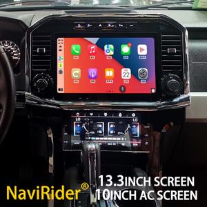 Pantalla LCD de 13.3+10 Pulgadas para Aire Acondicionado, para Ford F150 2009-2014, Reproductor Multimedia Android 15 para Auto, Carplay Inalámbrico, Estéreo, DSP, GPS, BT - Product Image 1