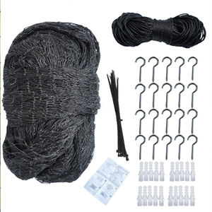 Jaring Kucing Hitam yang Diperkuat dengan Kawat Baja Anti-gigitan, Jaring Pengaman Hewan Peliharaan, Jaring Pelindung Balkon Kucing dengan Kotak Warna - Product Image 3