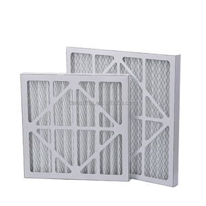 Filtre à air pour climatisation centralisée, filtre à air en papier, cadre en <span class=keywords><strong>carton</strong></span>, MERV 8 11 13, filtre à plaques 590*590*45MM - Product Image 1