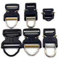 26mm-50mm Boucle de Ceinture Tactique Réglable à Dégagement Rapide en Alliage de Zinc Forte Style Classique pour Nylon Pièces de Sac Spécial Accessoires