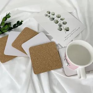 Wholesale Blanks Placemat Square Cup Custom Cork Coaster For Drinks