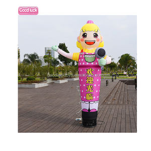Personalizada mascota payaso <span class=keywords><strong>inflable</strong></span> cielo hula chica bailarina de aire <span class=keywords><strong>inflable</strong></span> <span class=keywords><strong>mujer</strong></span> bailando ondulado manos publicidad muñeca <span class=keywords><strong>inflable</strong></span> - Product Image 1