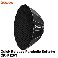 Godox Softbox Accessoires QR-P120T 120CM Quick Release Parabolic Softbox Video LED Light Live Broadcast Bowens Studio Flash
