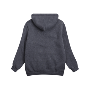 <span class=keywords><strong>Sweat</strong></span>-shirt à capuche doublé Sherpa pour femmes décontracté à fermeture éclair pour hiver automne printemps - Product Image 3