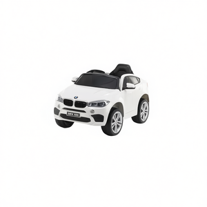 X6m Ride on Car White <b>6V</b> 35W Motor <b>Battery</b> 7AH Plastic Remote Control for Kids 3-8 Years - Product Image 1
