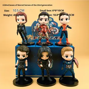 Existencias para envío inmediato Spider-Man Vengadores Thanos <span class=keywords><strong>Hulk</strong></span> PVC Caja ciega Figuras Marvel Heroes Modelo Display con Frozen - Product Image 4