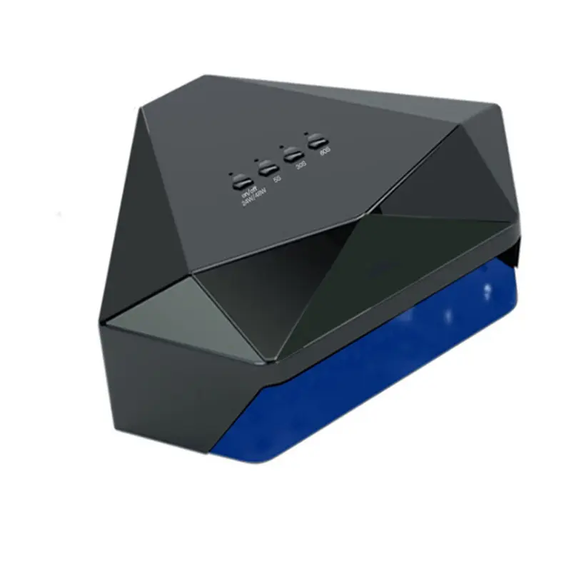 Машинка для стрижки 48 Вт Светодиодная УФ-лампа для гелевого маникюра, лечебная машина в форме ромба Сушилка для ногтей Светодиодный УФ лампа для ногтей, для маникюра, для Полимеризации Гель-лака