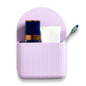 Support de Douche et Organisateur de Toilette en Silicone à Fixation Murale Adhésive pour Jouets de Bain, Idéal pour la Maison ou l'Hôtel - Product Image 1