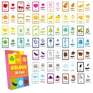 ชุดการ์ดดิจิทัลใหม่แบบทดสอบความรู้ความเข้าใจ<span class=keywords><strong>ภาษา</strong></span>อังกฤษสำหรับเด็กรูปสัตว์ผักตัวอักษรช่วยสอนแฟลชการ์ด - Product Image 4