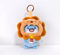 Sac de sport en peluche requin gras mignon Anoeo, création célèbre, boîte mystère, ornement kawaii fait main, jouet en coton doux de haute qualité, collection