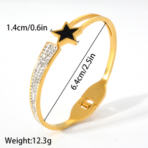 เครื่องประดับแฟชั่น Bijoux <span class=keywords><strong>เพทาย</strong></span>18พันทองชุบขายส่งสแตนเลสสร้อยข้อมือเครื่องประดับ - Product Image 6
