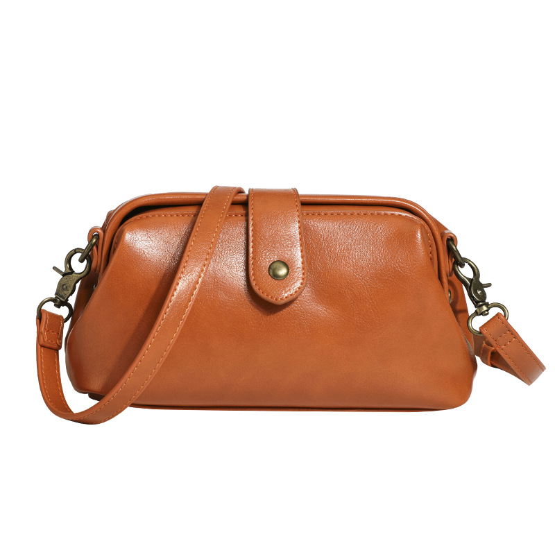leather type side bag for women small